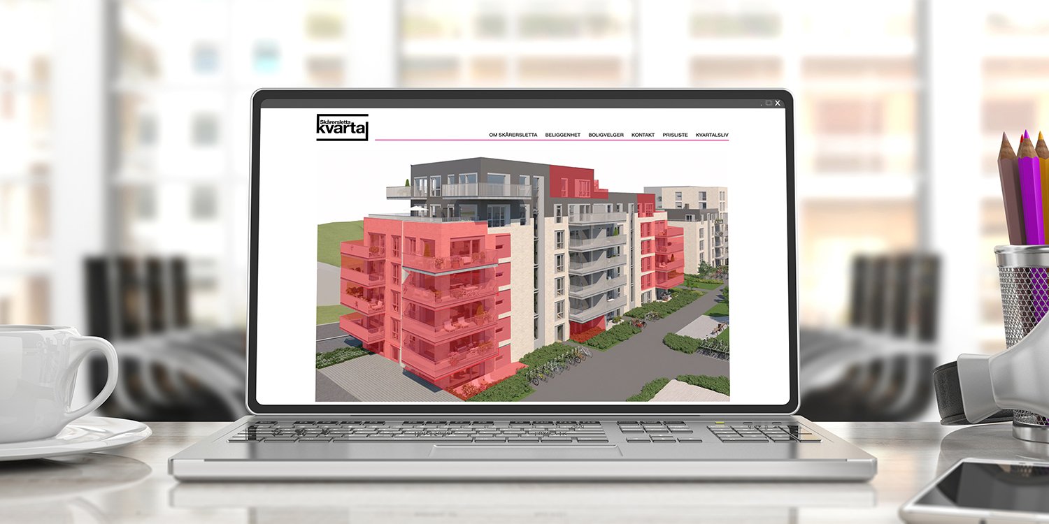Boligvelger paa desktop- OktanOslo